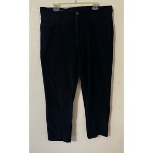Orvis Corduroy Pants Mens 38x31 Navy‎ Blue Cotton Blend Casual Trousers